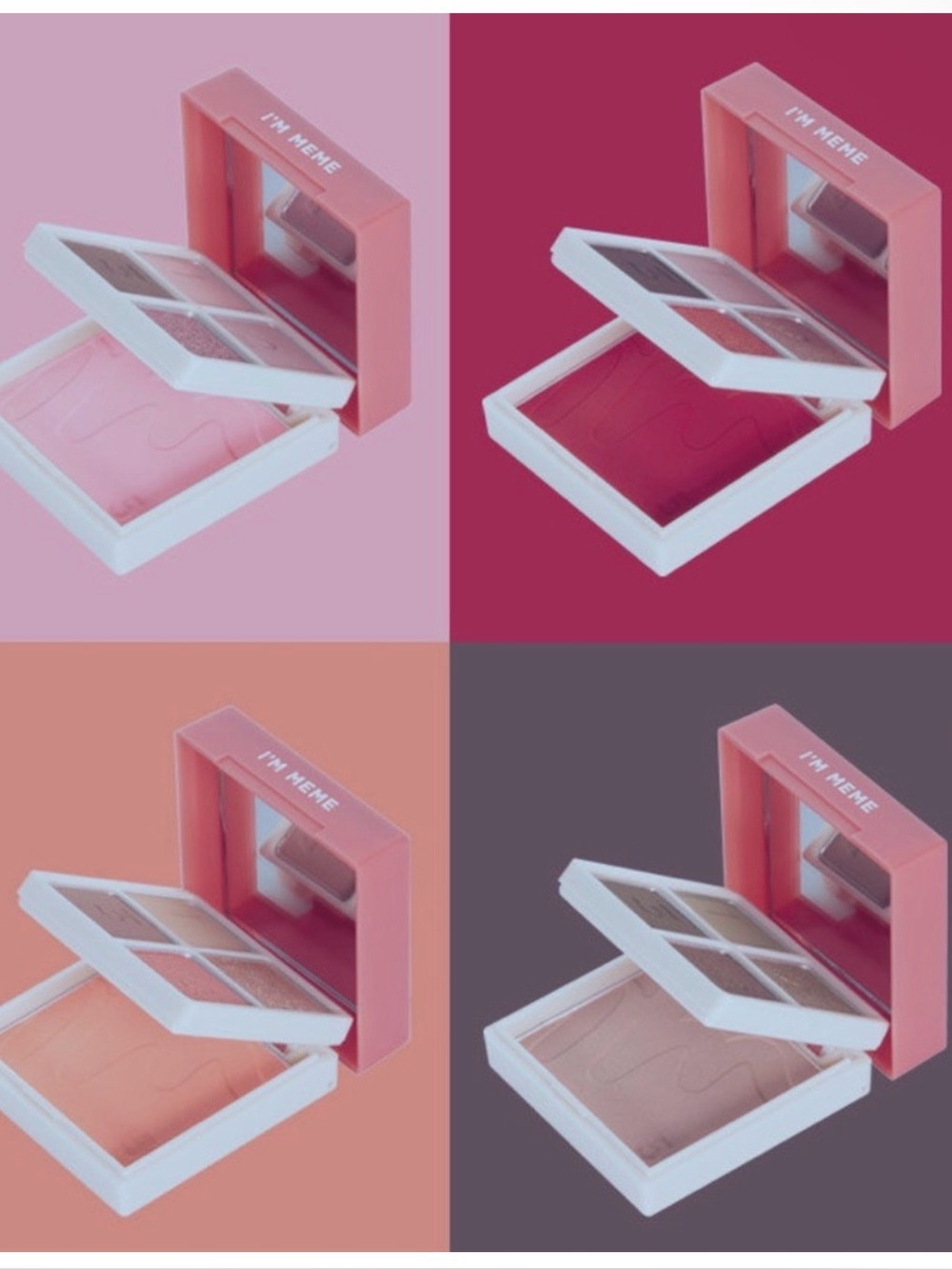 NWT I’M MEME MULTI CUBE Makeup set of all 4 limited collection